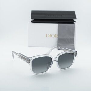 Dior DIORSIGNATURE S7F 45A1 Square Sunglasses - Transparent Grey